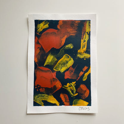 Happiness - 13 x 18cm framed